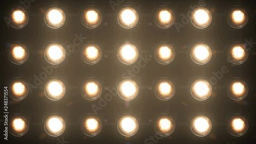 Lights Flashing VJ Loop Glow Floodlights Blinking 4K Disco Lights Flashlights Turn Off On