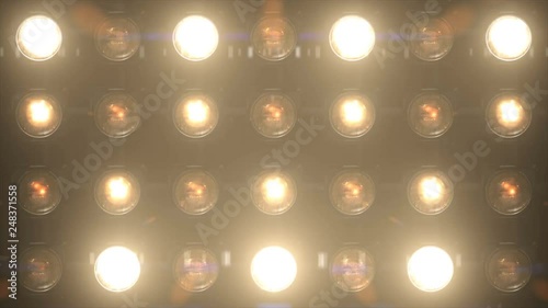 Lights Flashing VJ Loop Glow Floodlights Blinking 4K Disco Lights Flashlights Lights Bulb Halogen