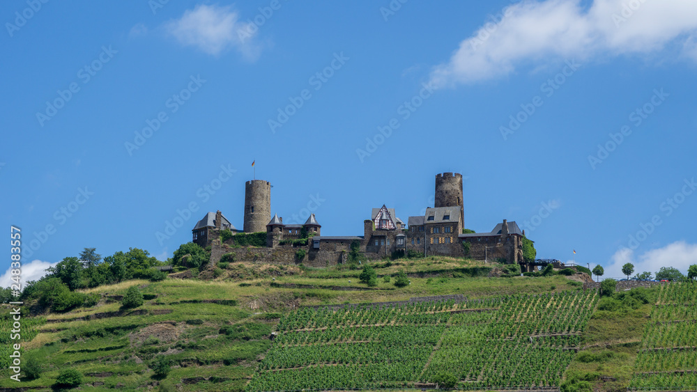 Castle Thurant at the Moselle River by Alken, Germany