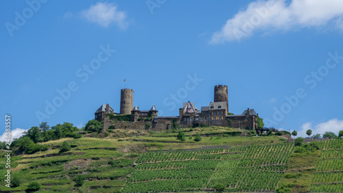 Castle Thurant at the Moselle River by Alken, Germany photo