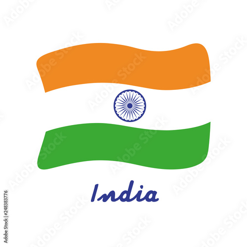 India flag vector icon