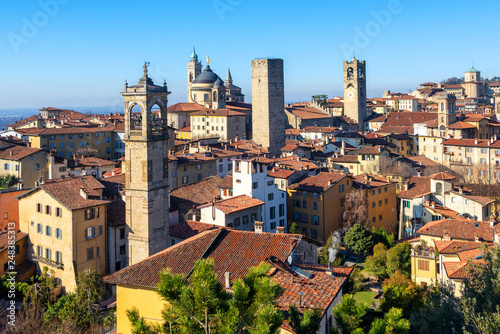 Bergamo historical Old Town, Lombardy, Italy