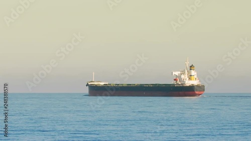 Panamax Bulk Carrier Ship Underway photo