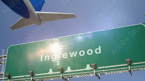Airplane Take off Inglewood photo