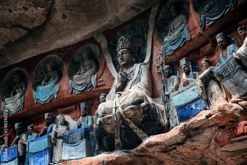 Dazu Rock Carvings photo