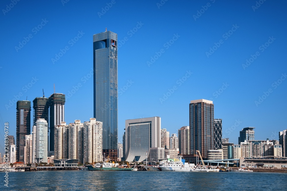 Naklejka premium Xiamen Urban buildings
