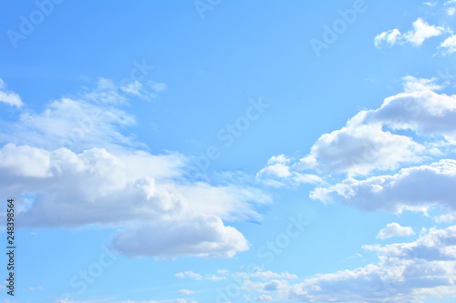  Blue Sky With Scattered Clouds