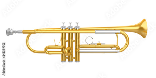 Trumpet Isolated