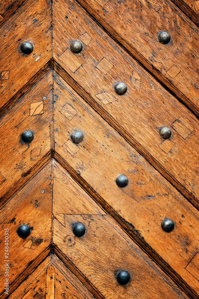 Wood door abstract patterns