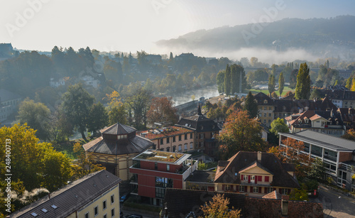 Aerial view of Bern, Switzerland