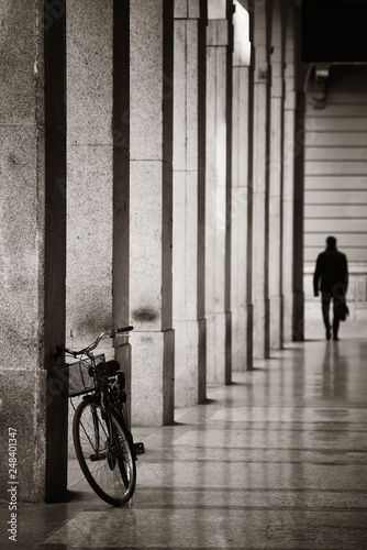 Bike in hallway