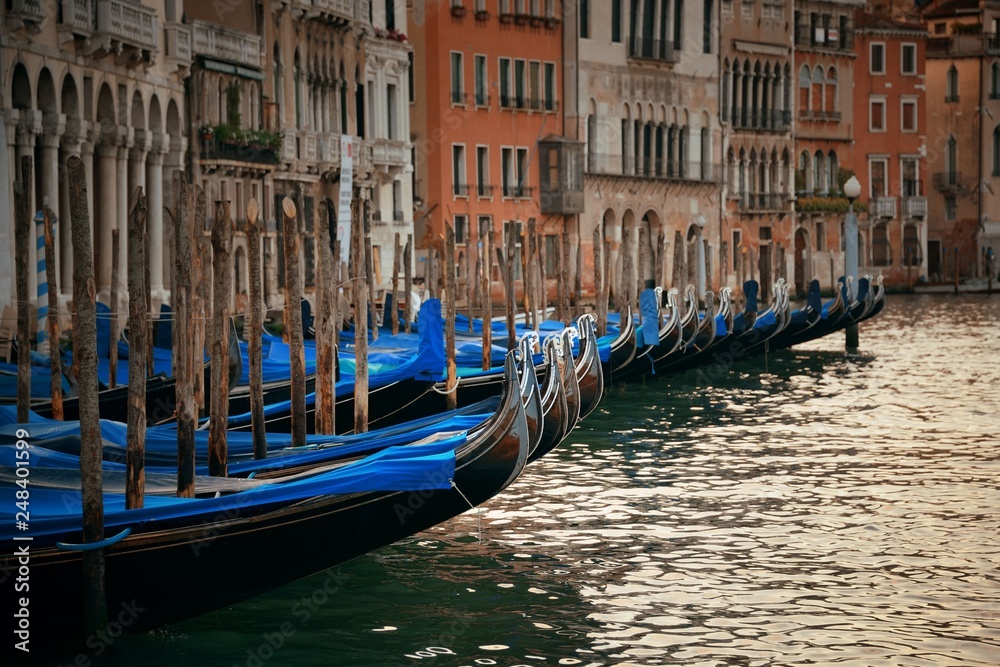 Venice Gondola in canal