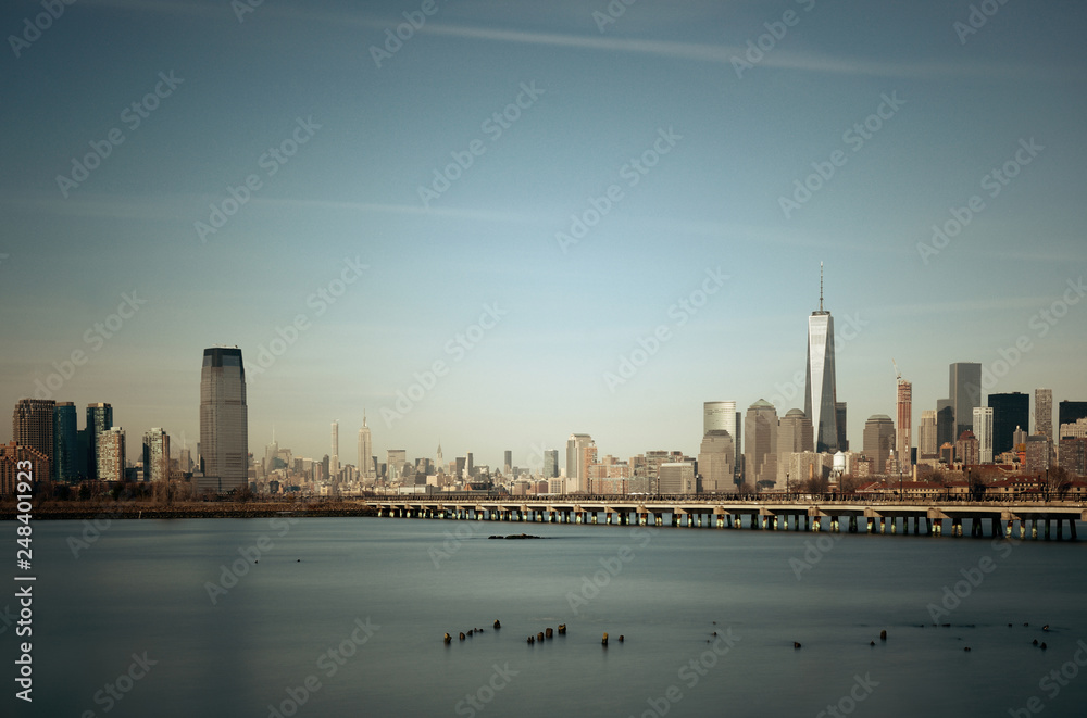 Fototapeta premium Manhattan downtown skyline