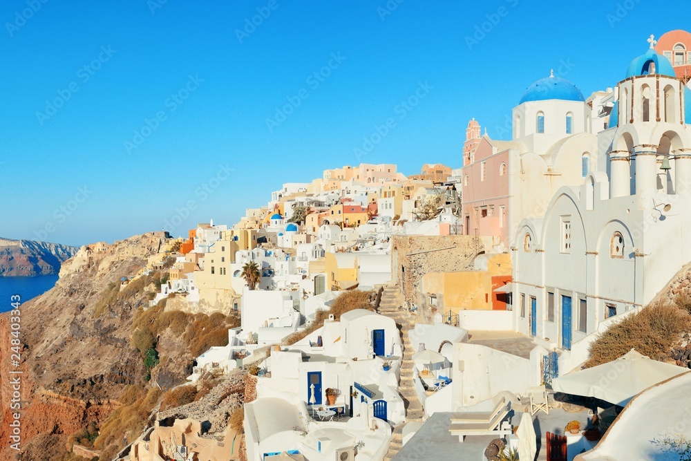 Santorini skyline