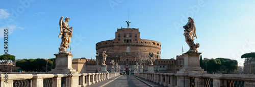 Canvas Print Castel Sant Angelo panorama