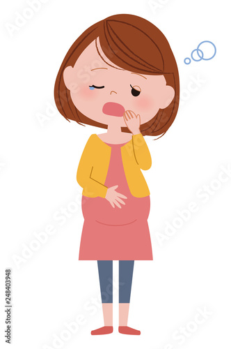 妊婦さん　体調不良　眠い