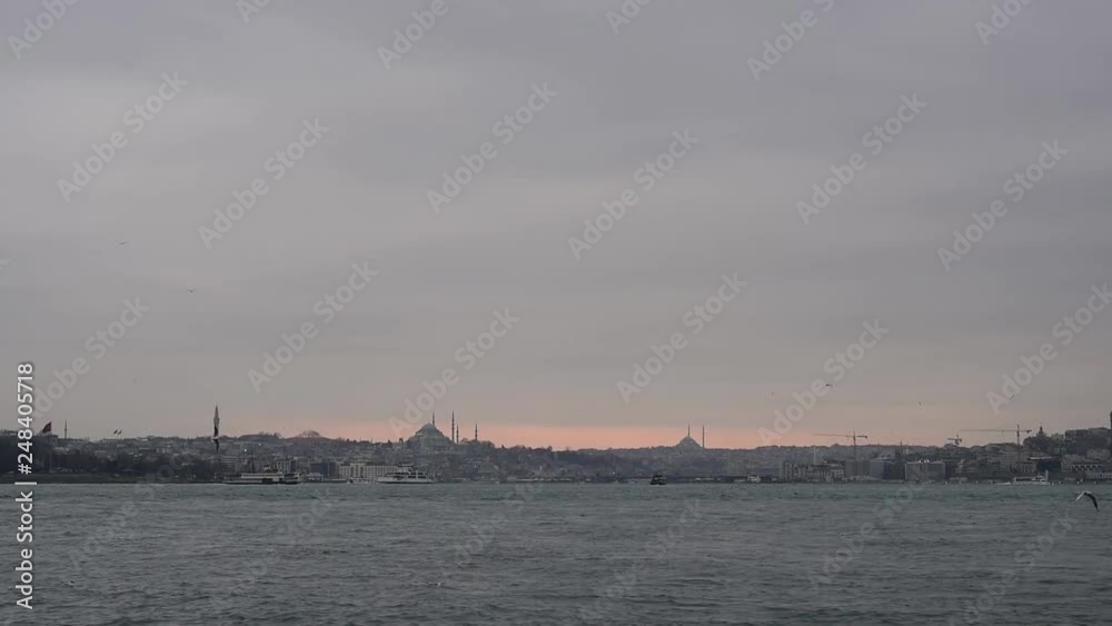 Istanbul bosphorus at sunset Istanbul bosphorus at sunset