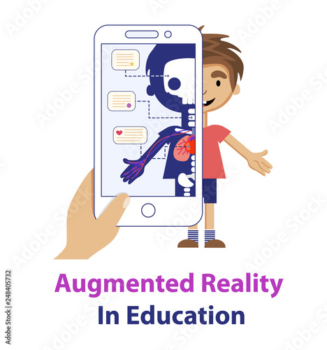 Wallpaper Mural Concept of the augmented reality educational app. Torontodigital.ca