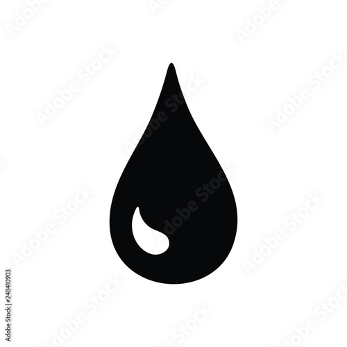 Black solid icon for blood donation 