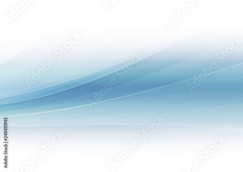 Abstract white and blue background