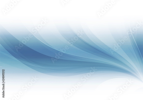 Blue abstract shape background