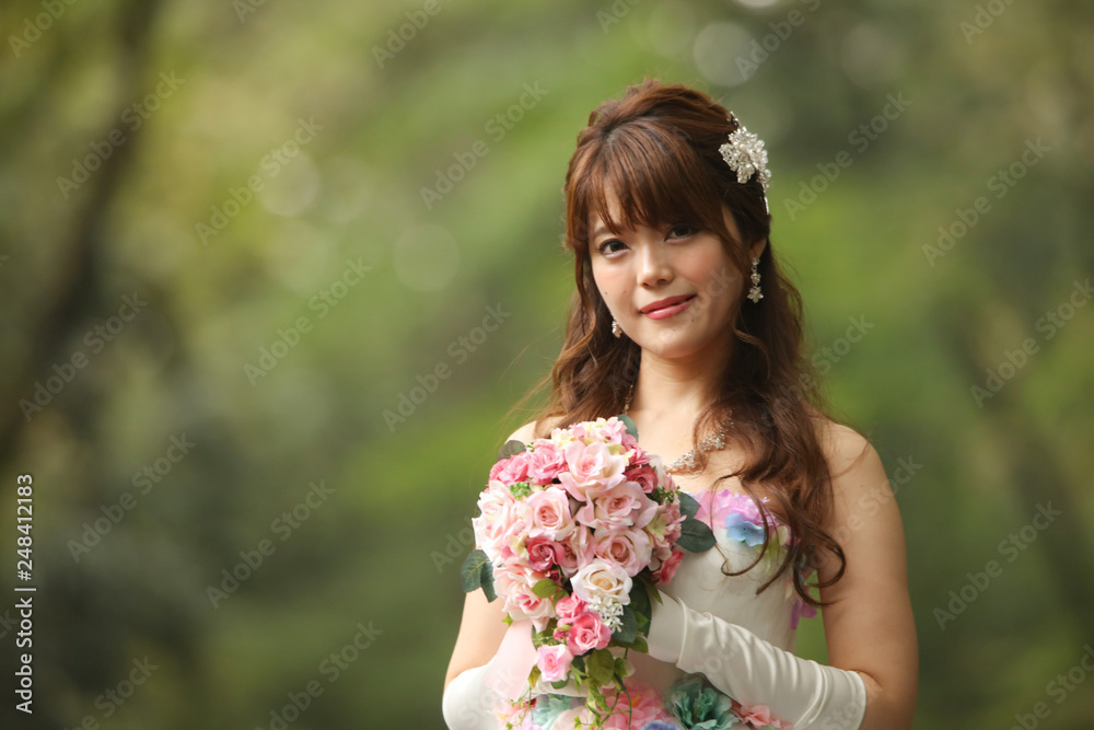 Fototapeta premium 若い花嫁