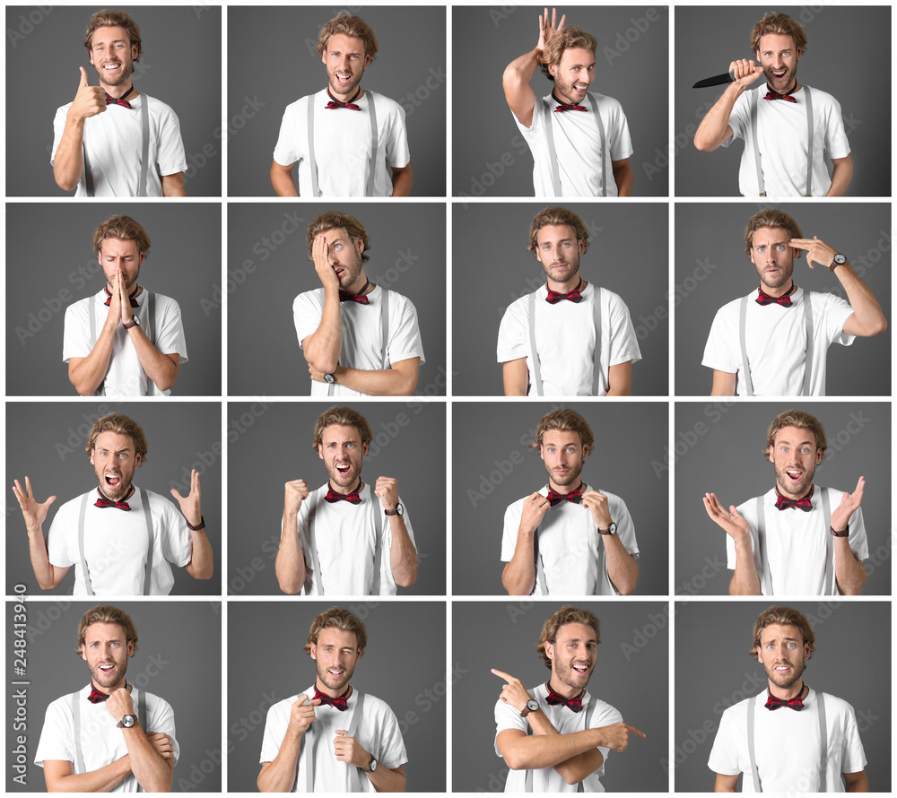 Bothered teenage boy on white background Bothered teenage boy on white background
