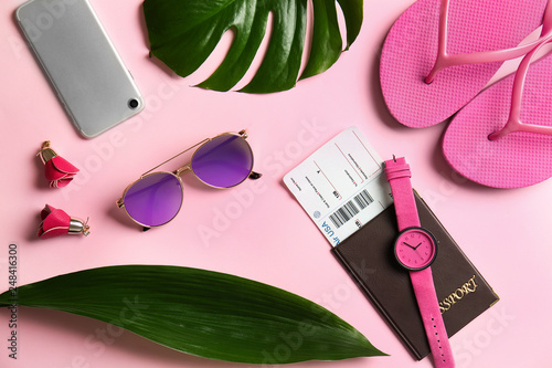 Composition with sunglasses...