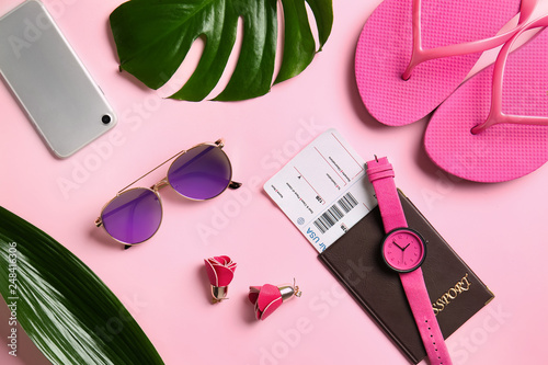 Composition with sunglasses...