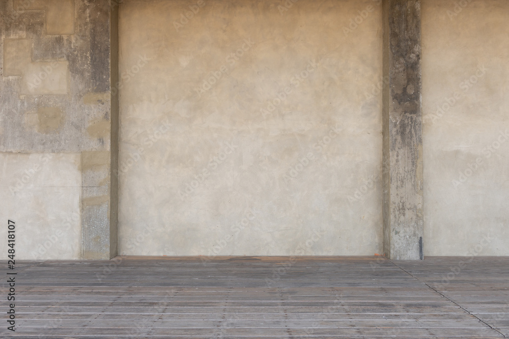 street wall background ,Industrial background, empty grunge urban street with warehouse brick wall street wall background ,Industrial background, empty grunge urban street with warehouse brick wall