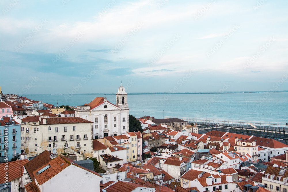 Alfama w Lizbonie, Portugalia