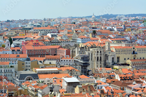 Piękna panorama Lizbony, Portugalia