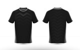 Black and white layout e-sport t-shirt design template