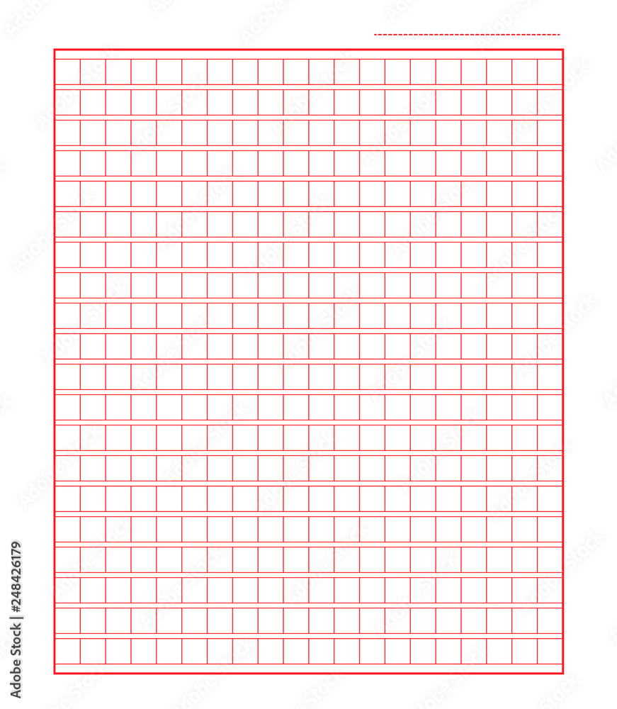 Squared manuscript icon paper vector file, isolated illustration Squared manuscript icon paper vector file, isolated illustration
