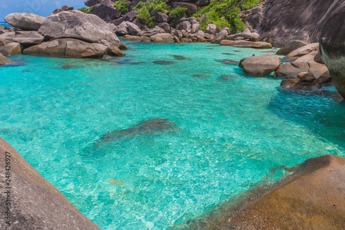 Beautiful sea water place of Similan Island, Thailand