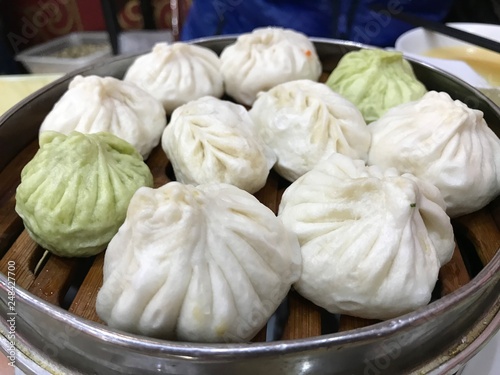 Tianjing Steamed Meat Buns in China 