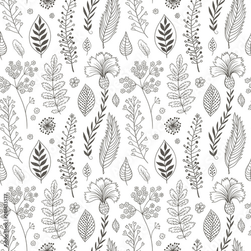 Floral seamless pattern.