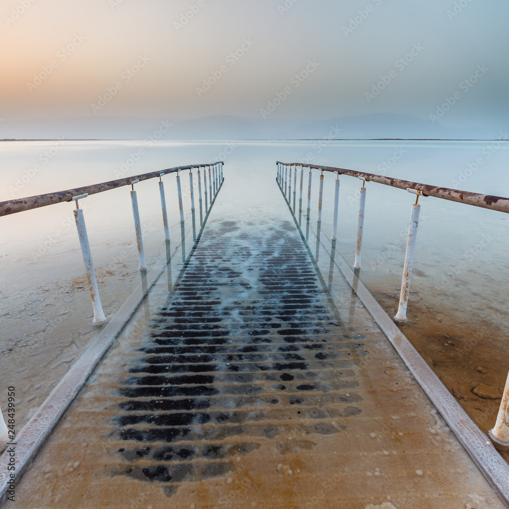Fototapeta premium Beautiful view of the Dead Sea .