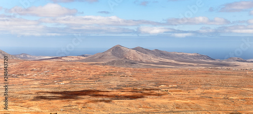 Volcanic landscape in Fuerteventura