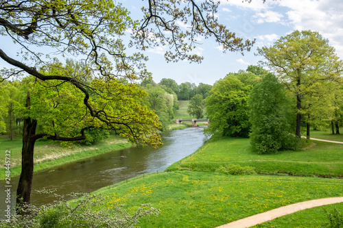 Lausitzer Neiße im Muskauer Park