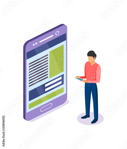 Development, prototyping, testing of mobile user graphic ux disassembled interface.