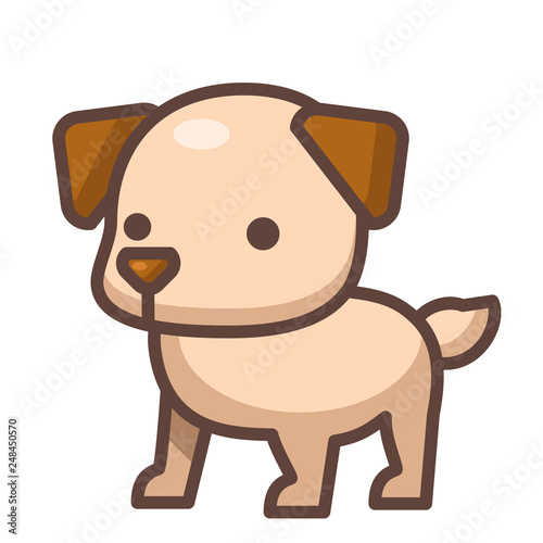 Dog LineColor illustration