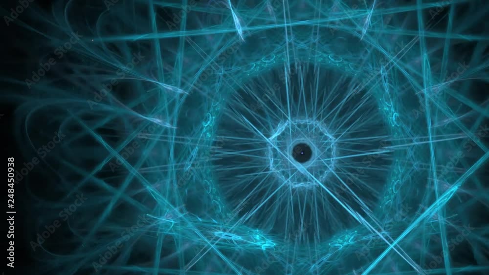 Abstract fractal forms morph and oscillate (Loop) Abstract fractal forms morph and oscillate (Loop)