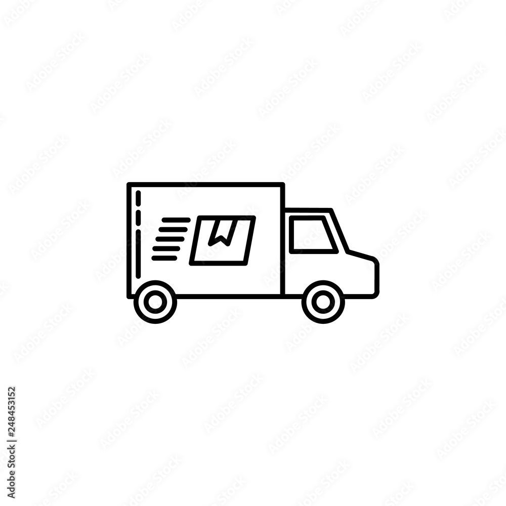 delivery truck. Signs and symbols can be used for web, logo, mobile app, UI, UX delivery truck. Signs and symbols can be used for web, logo, mobile app, UI, UX