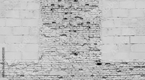 Background of empty white b...
