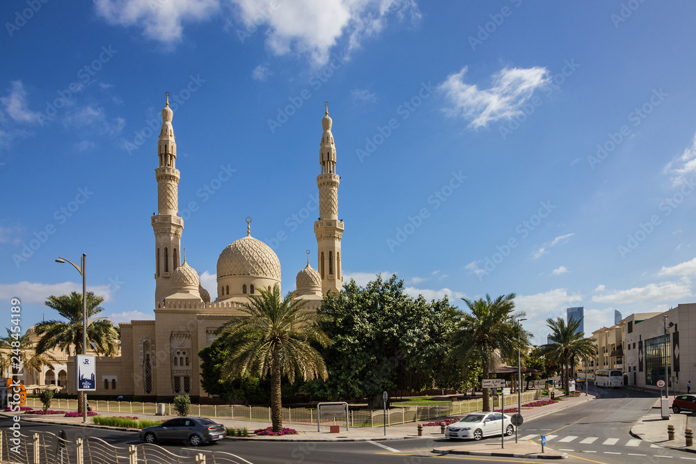 Dubai, UAE: Jumeirah mosque in United Arab Emirates.