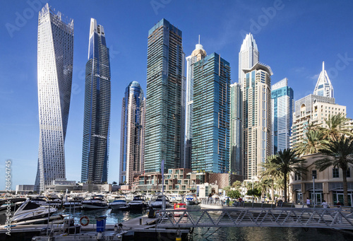 Dubai, UAE. Towers in Dubai Marina. © Travel Faery