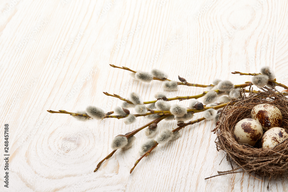 Fototapeta premium Easter background.