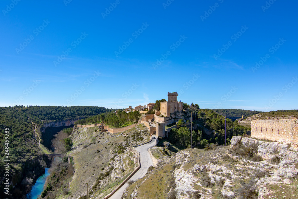 Castle of Alarcon in Cuenca, Spain