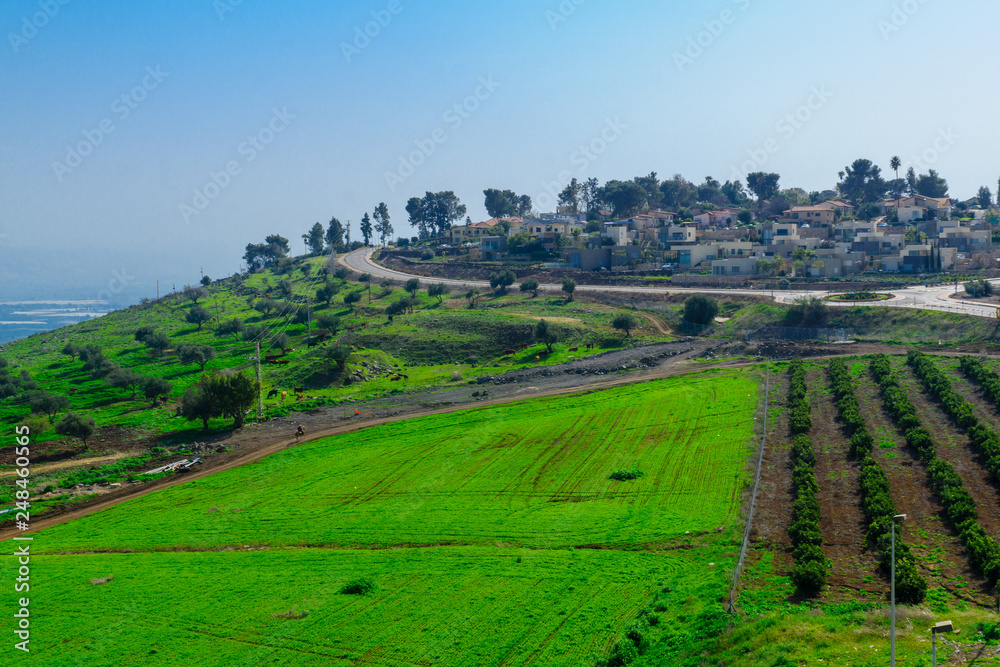 Kibbutz Alumot and nearby countryside
